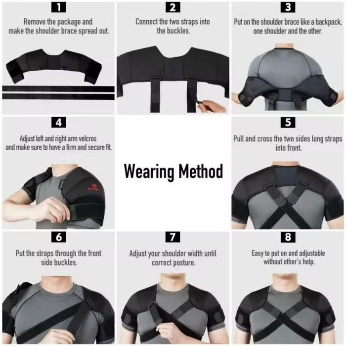 FlexRelief Double Shoulder Support Brace