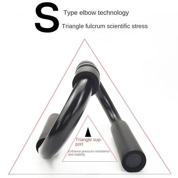 GripCore S-Shape Push-Up Bars