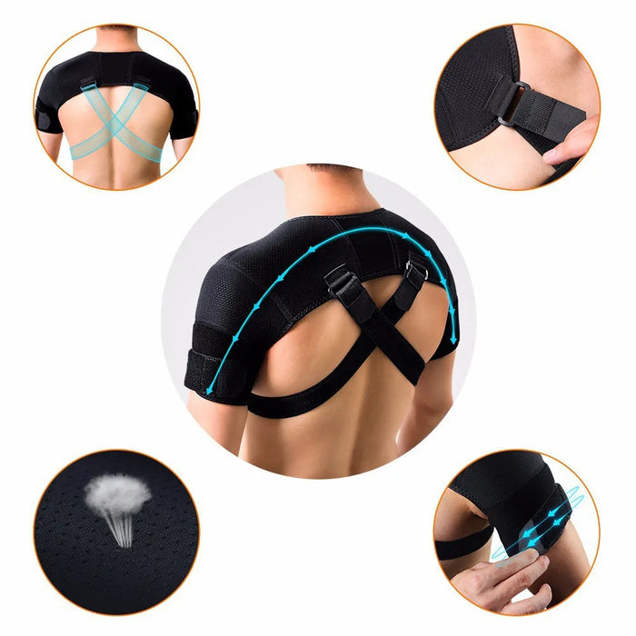 FlexRelief Double Shoulder Support Brace