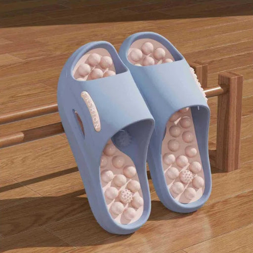 YNPO New Massage Slippers Anti-slip EVA Soft Sole Slipper Women Outdoor Beach Flip Flops Men Household Health Preservation Shoes - Flexy