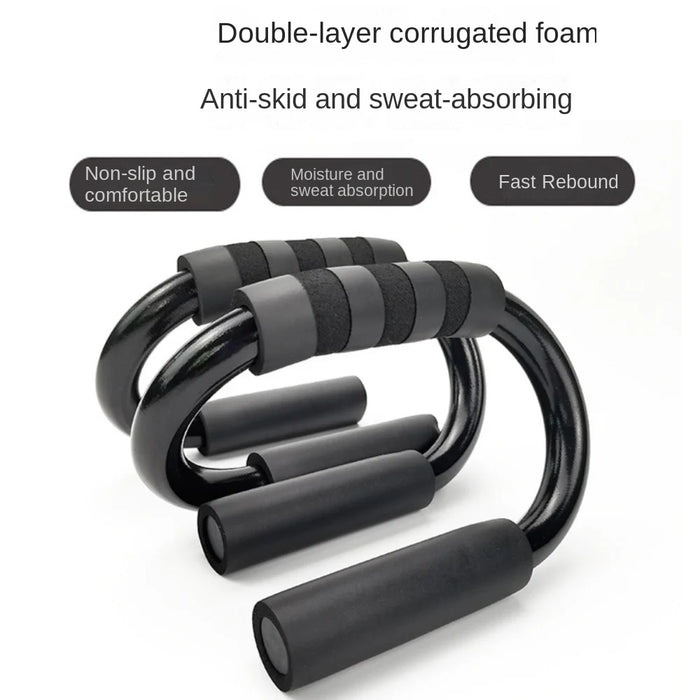 GripCore S-Shape Push-Up Bars